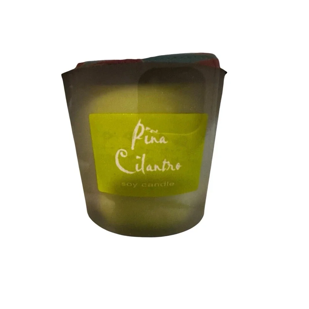 Scentspirations Scented Soy Candle in Glass PiñaCilantro 9.17oz Reusable Giftbox